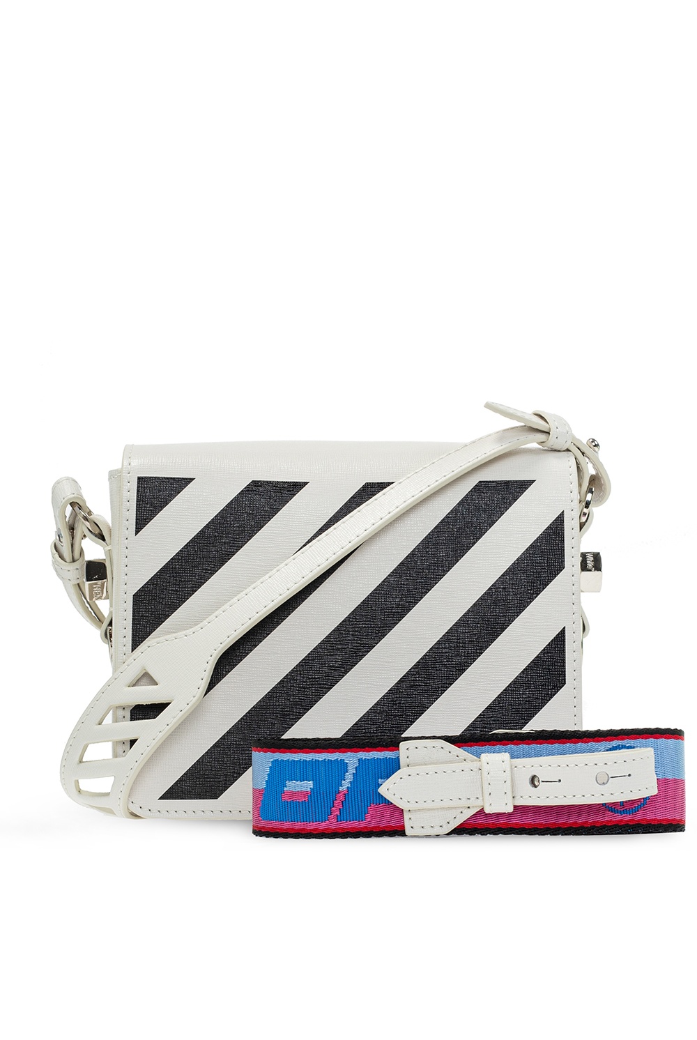 Off white mini clip on sale bag